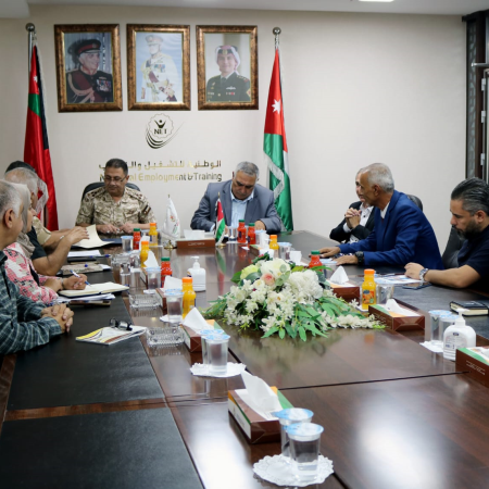 Signing of cooperation between the National Center for Active Employment and the Ajloun Governorate 